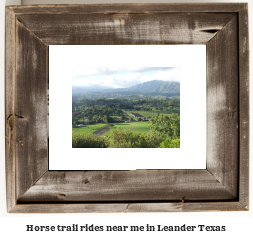 horse trail rides near me in Leander, Texas